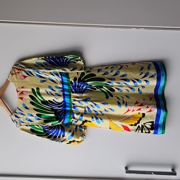 Vintage Silk Pop Printed Dress - Picture 9 of 9